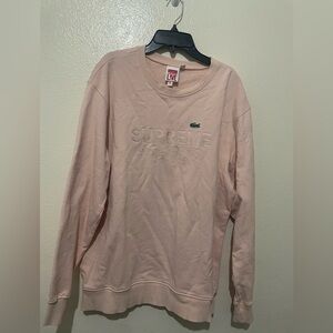 Lacoste Men's Light Pink Crewneck Sweater